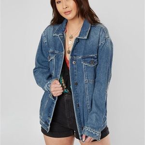 FREE PEOPLE Ramona Denim Trucker Jacket